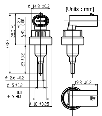 Automotive coolant Thermistor Sensor